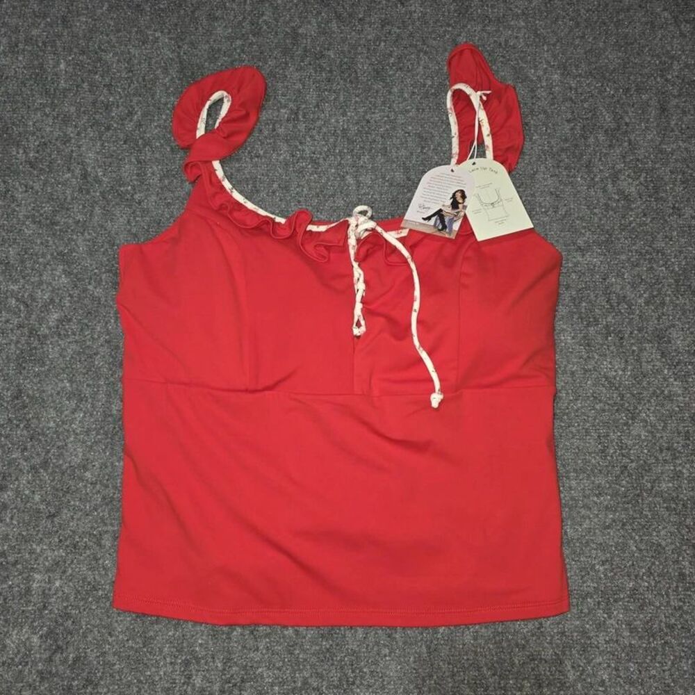 Womens Red Cami Tank